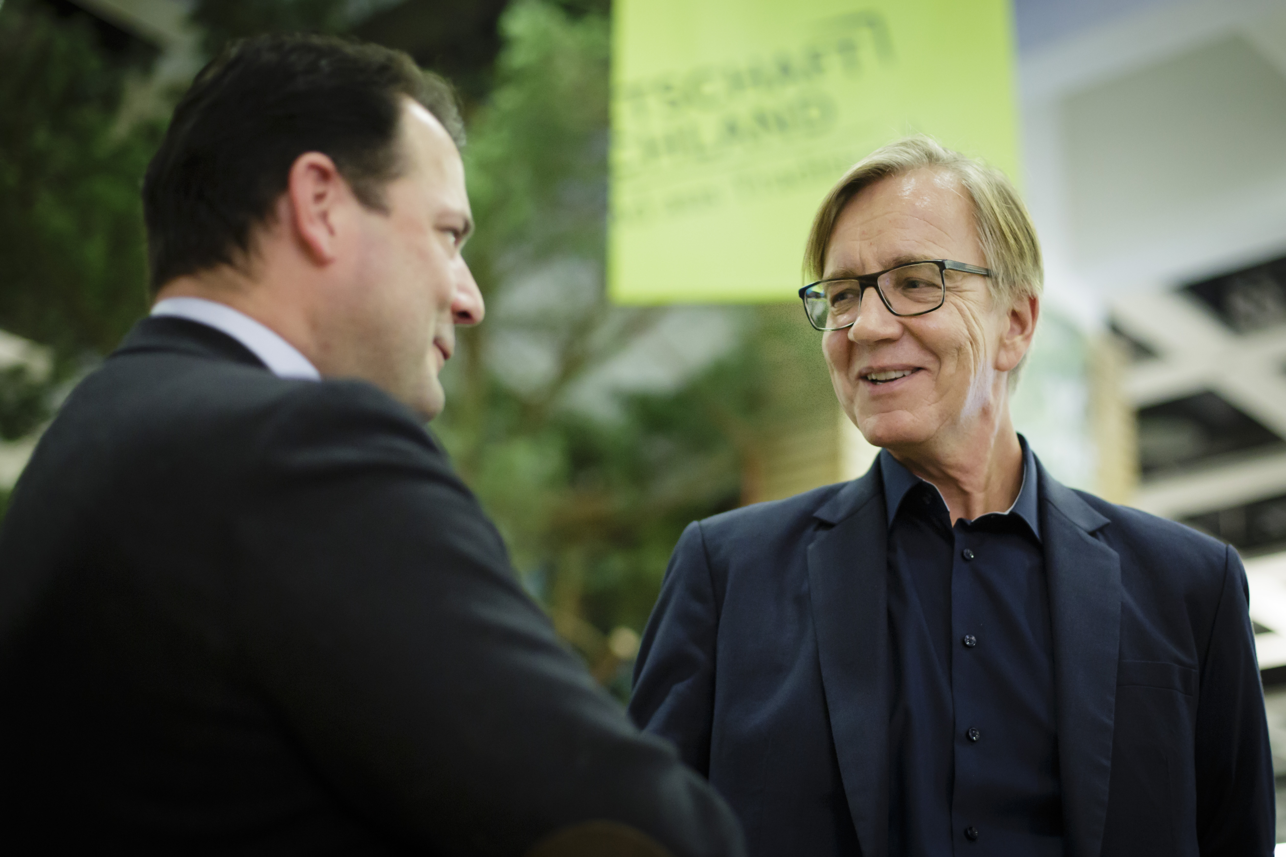 AGDW-Präsident Philipp zu Guttenberg mit Dr. Dietmar Bartsch, MdB