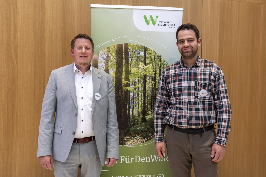 Junge Waldeigentümer, Martin Werner und Stefan Lion, Sept.2025